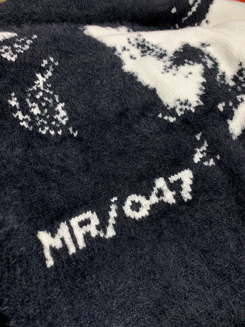 GKIKZ MR/047 FAUX MINK LOOSE SWEATER