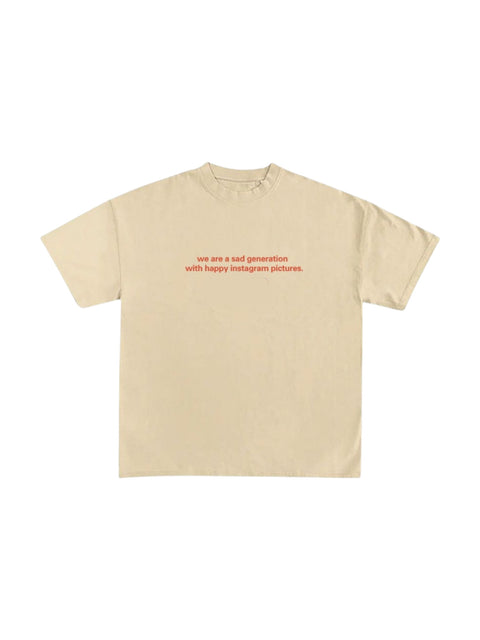 "Only Happy Instagram Pictures" Cotton Tees