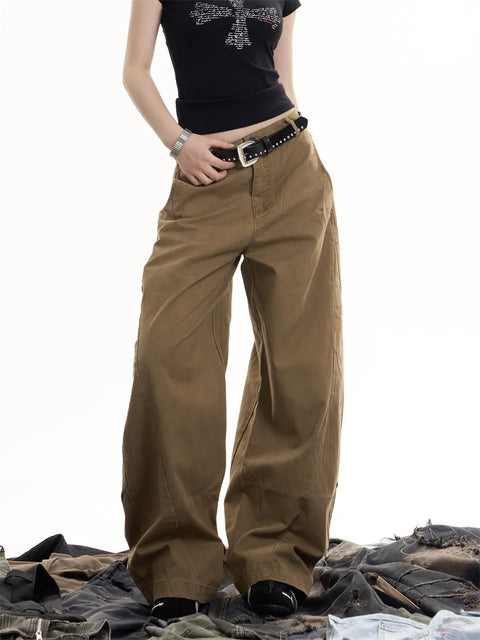 GKIKZ TERRAIN CUT COTTON TROUSERS