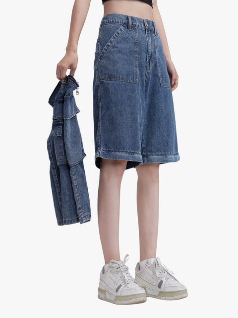 "DETACHABLE GROUP" Attach Or Detach Two Way Detachable Jeans