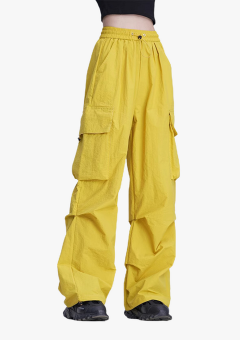 GKIKZ BLOCK COLOUR'S LARGE POCKET CARGOS