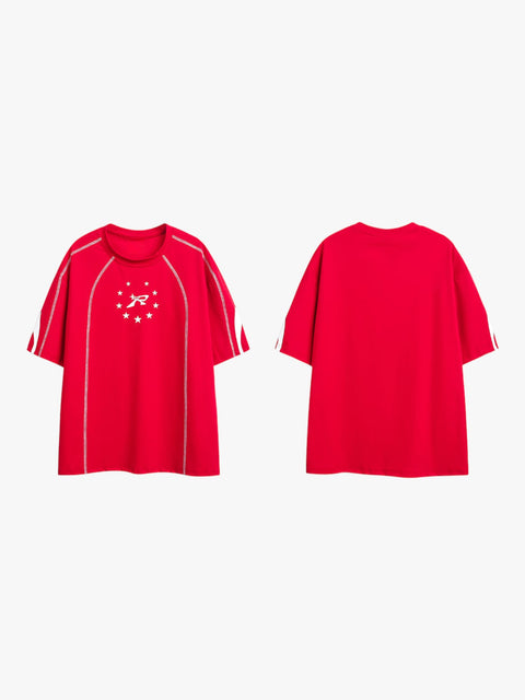 GKIKZ RADIANT STARBURST OVERSIZED TEES