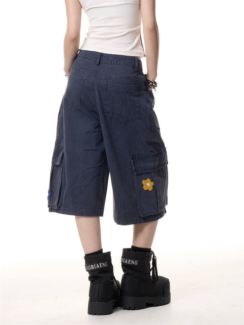 GKIKZ DAISY CARGO COTTON SHORTS