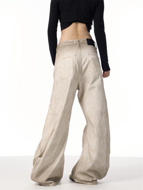 GKIKZ SAHARA DRIFTERS WIDE-LEG MACHETE JEANS