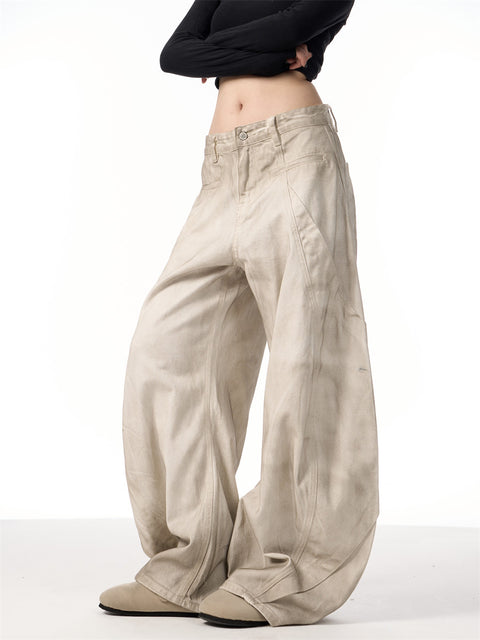 GKIKZ SAHARA DRIFTERS WIDE-LEG MACHETE JEANS