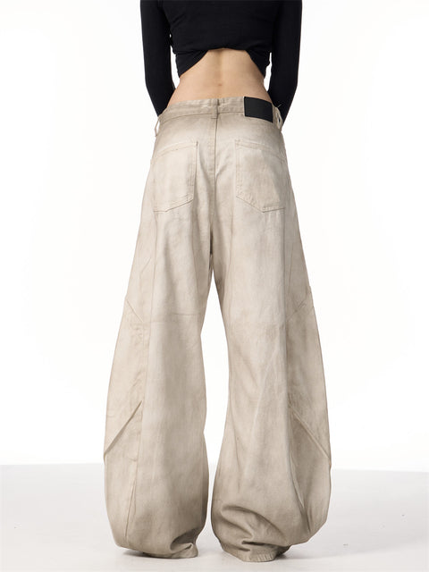 GKIKZ SAHARA DRIFTERS WIDE-LEG MACHETE JEANS