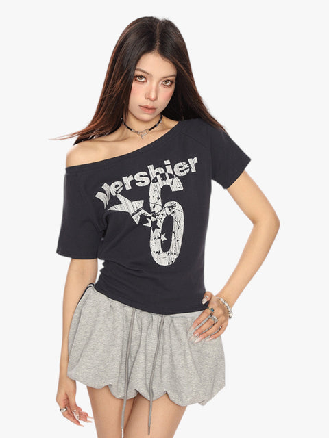 GKIKZ MERSHEIR 6 OFF-SHOULDER TEES