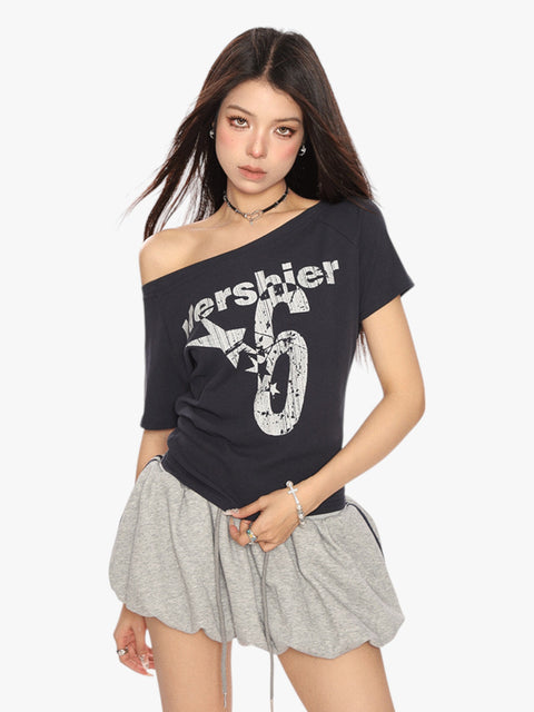 GKIKZ MERSHEIR 6 OFF-SHOULDER TEES