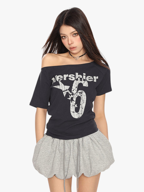 GKIKZ MERSHEIR 6 OFF-SHOULDER TEES