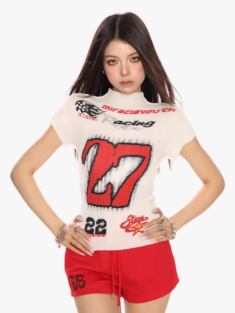 GKIKZ RETRO SPICY RACING TEES