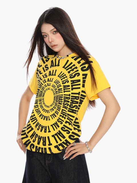 GKIKZ "LIFE IS ALL TRASH" RETRO TEES