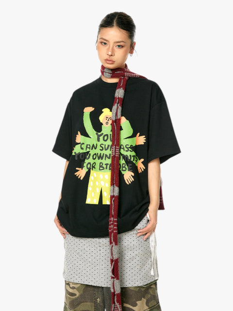 GKIKZ "LIMITLESS SPIRIT" HEAVYWEIGHT GRAPHIC TEES