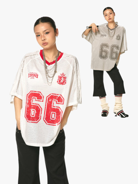 GKIKZ RETRO SPORT VARSITY MESH JERSEY – 66 Edition