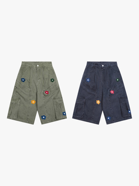 GKIKZ DAISY CARGO COTTON SHORTS