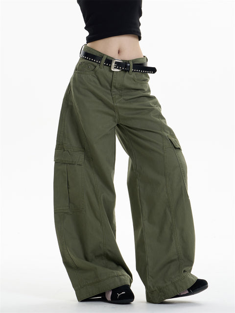GKIKZ COMBAT CURVE WIDE-LEG CARGOS