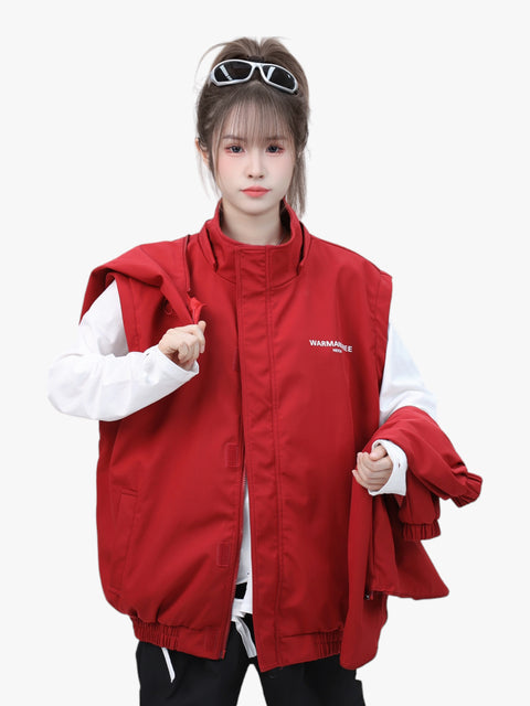 GKIKZ BLOCK COLOUR MULTI-PURPOSE DETACHABLE JACKET