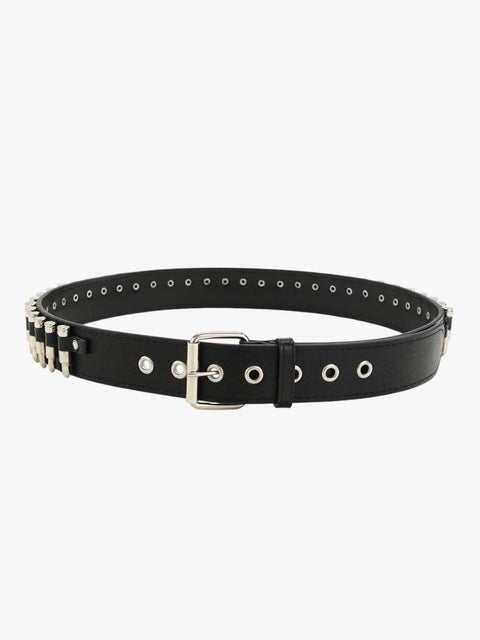 GKIKZ BLACK BULLET RIVET BELT