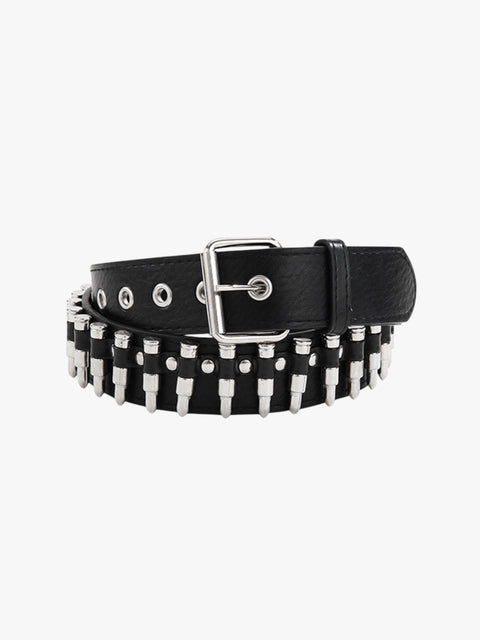 GKIKZ BLACK BULLET RIVET BELT