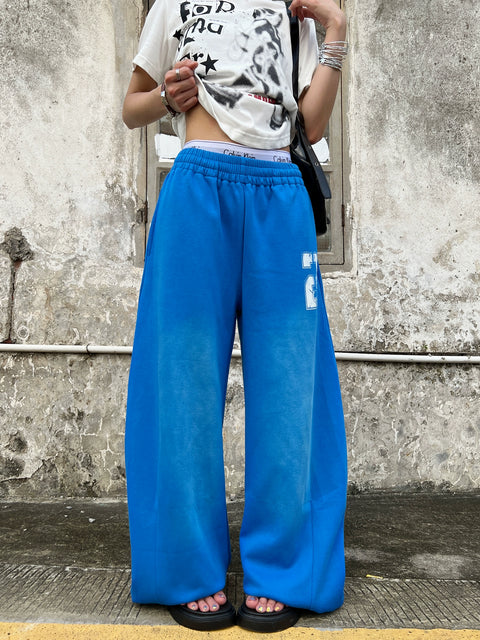 GKIKZ SKYFADE WIDE-LEG SWEATPANTS