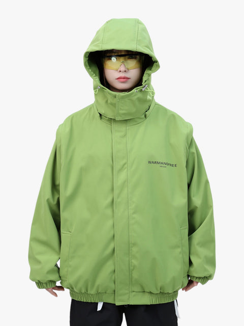 GKIKZ BLOCK COLOUR MULTI-PURPOSE DETACHABLE JACKET