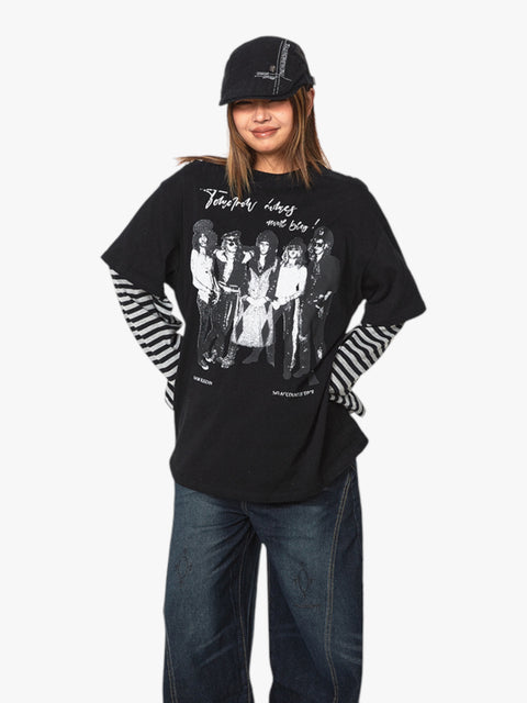 GKIKZ VINTAGE GRUNGE PREMIUM COTTON TEES