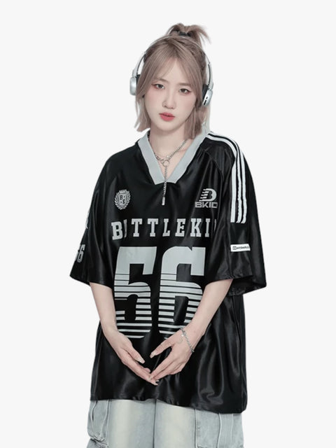 Raglan Sleeve Ice Oversized Jersey