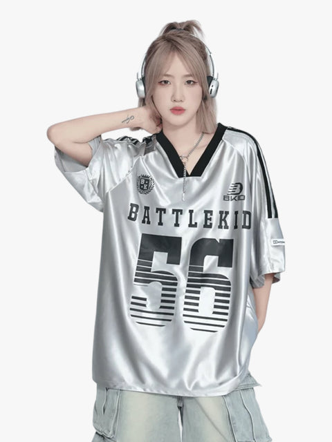 Raglan Sleeve Ice Oversized Jersey