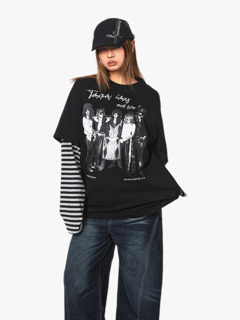 GKIKZ VINTAGE GRUNGE PREMIUM COTTON TEES