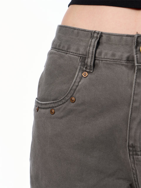 GKIKZ RETRO SKINNY WAIST STRETCH FLARED PANTS