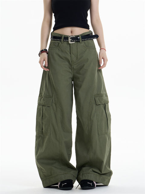 GKIKZ COMBAT CURVE WIDE-LEG CARGOS
