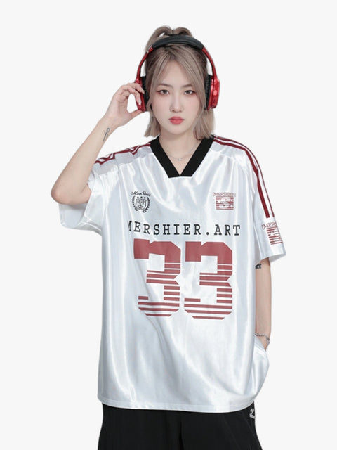 Raglan Sleeve Ice Oversized Jersey