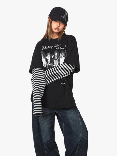 GKIKZ VINTAGE GRUNGE PREMIUM COTTON TEES