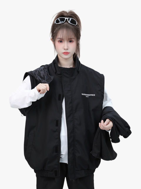 GKIKZ BLOCK COLOUR MULTI-PURPOSE DETACHABLE JACKET