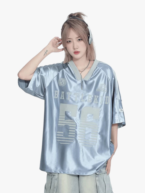 Raglan Sleeve Ice Oversized Jersey