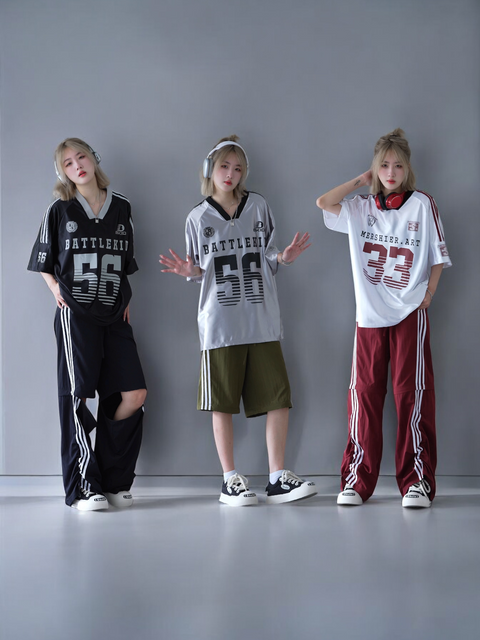 Raglan Sleeve Ice Oversized Jersey