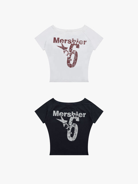 GKIKZ MERSHEIR 6 OFF-SHOULDER TEES