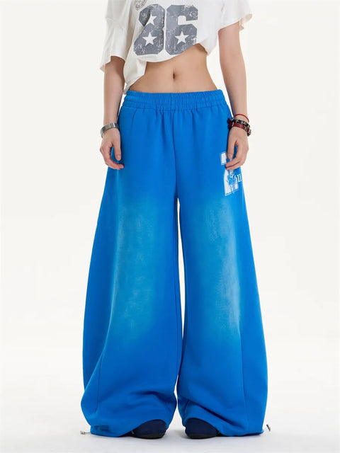 GKIKZ SKYFADE WIDE-LEG SWEATPANTS