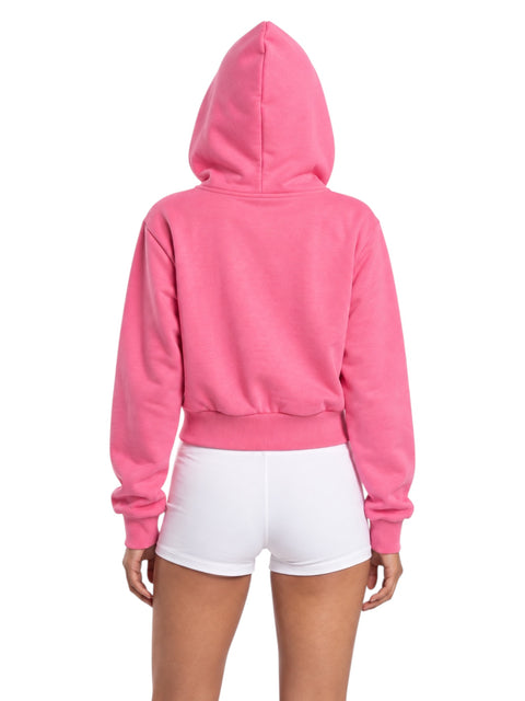 Regalia Military-Trim Cropped Hoodie
