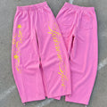 Bubble Pop Starburst Loose Wide-Leg Pant