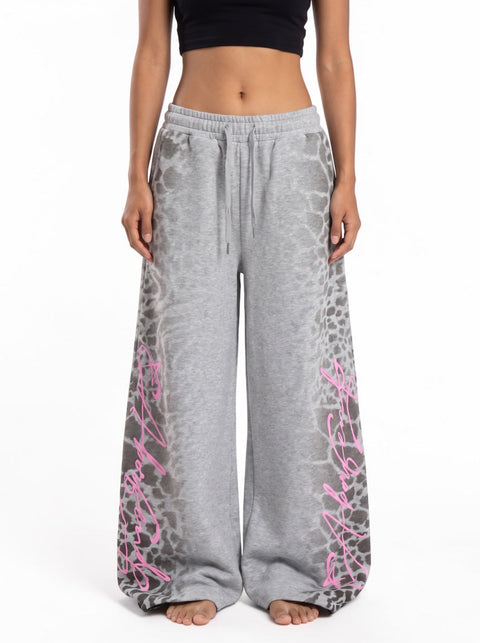 Frost Leopard Embossed Cotton Sweatpant