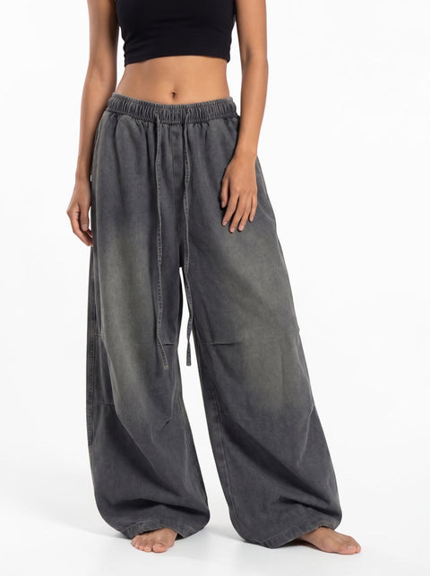 Machete-Cut Loose Casual Pant