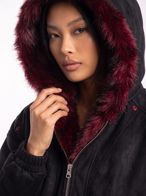 Mountain Craving Thickened Fur Jacket - Bloody Fur Edition