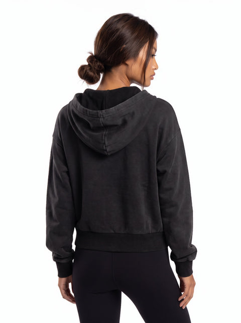 Regalia Military-Trim Cropped Hoodie