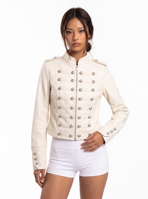 Imperial Studded Cropped Jacket