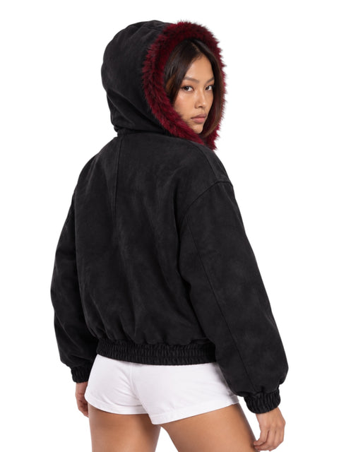 Mountain Craving Thickened Fur Jacket - Bloody Fur Edition