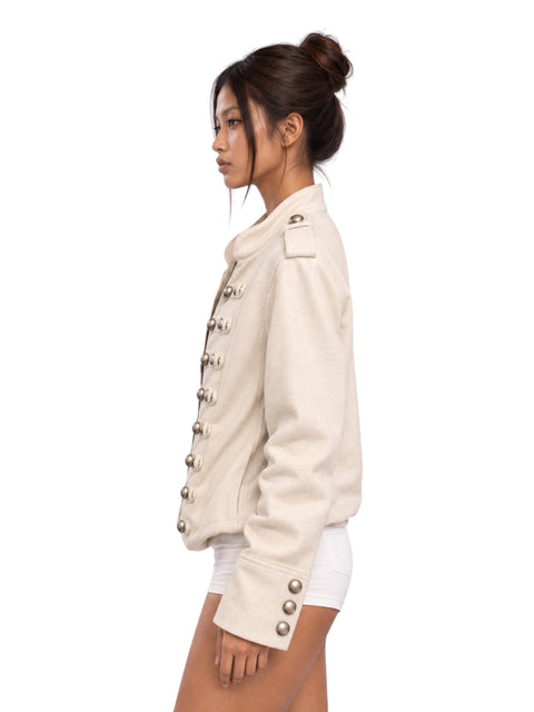 Imperial Studded Cropped Jacket