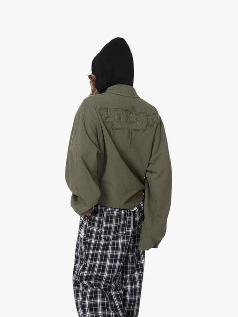 GKIKZ DIFFERENT HOOD MOTORCYCLE JACKET