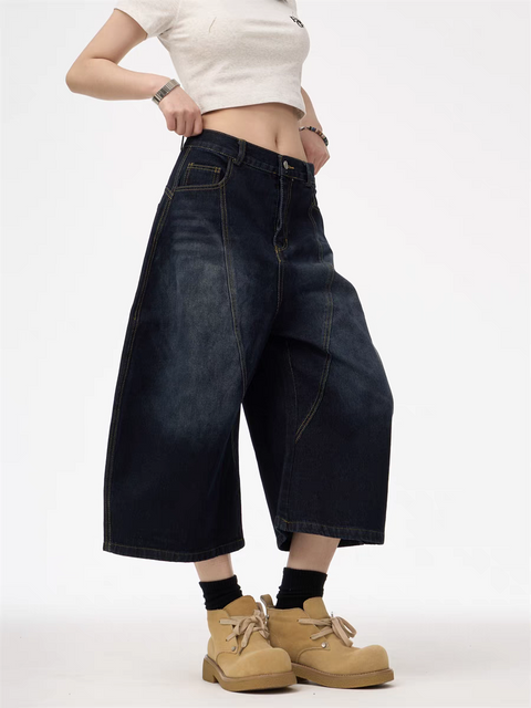 GKIKZ ULTRA-COOL WIDE-LEG JORTS