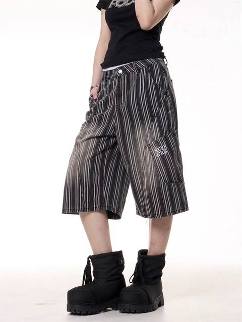 GKIKZ FADE OUT STREETSTRIPE CARGO JORTS