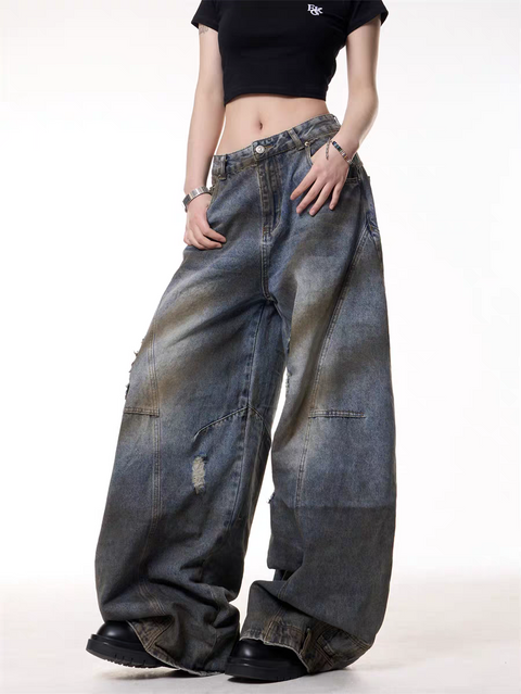 GKIKZ URBAN DRIFT MAX-WIDE JEAN PANTS